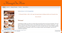 Desktop Screenshot of massageonmain.net.au